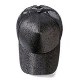 Sidiou Group 2018 Glitter Baseball Cap Snapback Dad Hat Women Summer Mesh Trucker Hats Casual Caps