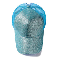 Sidiou Group 2018 Glitter Baseball Cap Snapback Dad Hat Women Summer Mesh Trucker Hats Casual Caps