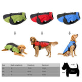 Sidiou Group Pet Large Dogs Winter Jacket Ski Clothing Vest Clothes Coat Adjustable Waterproof