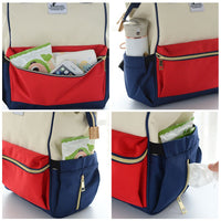 Sidiou Group Mummy Diaper Bag Nursing Bag Baby Care Nappy Bag Baby Mom Outdoor Travel Backpack