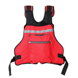 Sidiou Group Multi Pockets Fishing Life Jacket Vest Sailing Kayaking Boating Jacket Waistcoat 165lbs
