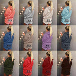Womens Hooded Fleece Nightwear
