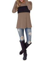 Sidiou Group Women Long Sleeve Pullover Ladies Hoodie Casual Stripe T-Shirt Autumn Sweatshirt Tops
