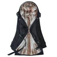 Faux Fur Lined Hooded