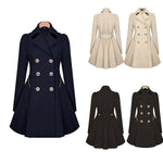 Womens Long Sleeve Coat