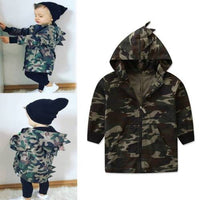 Sidiou Group Boys Camo Coat Winter Clothes Casual Zipper Jacket Hoodies Hooded Pocket