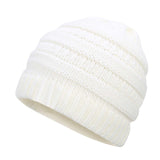 Sidiou Group Ponytail Beanie Hat Winter Beanies Warm Caps Female Knitted Stylish Hats