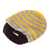 Sidiou Group Knitted Beanie Caps Beard Beanie Mustache Hat Mask Face Knit Ski Winter Cap Unisex