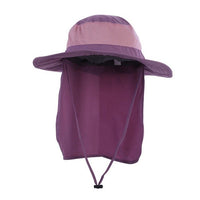 Sidiou Group Outdoor Hiking Camping Neck Cover UV Protection Fishing Cap Visor Big Bucket Hats