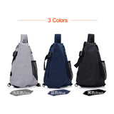 Sidiou Group Men Chest Bags Casual Chest Pack Anti Theft Sling Crossbody Bags Messenger Bag