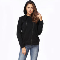 Sidiou Sidiou Group Women Hoodies Sweatshirt Long Sleeve Zipper Hooded Coat  Warm Tracksuit Streetwear