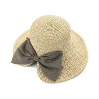 Bowknot Large Rolled Brim Hats