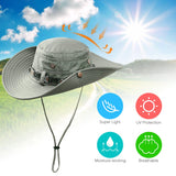 Sidiou Group Outdoor Foldable Sun Hat Summer UV Protection Cap Fishing Hunting Hat