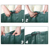 Sidiou Group 63 Gallons Garden Bag Reusable Gardening Bag Garden Leaf Waste Bag Waste Sack Yard Waste Bag
