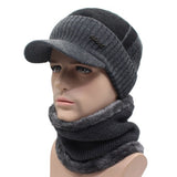 Mask Bonnet Knitted Hat