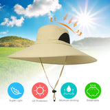 Sidiou Group Outdoor Hat Wide Brim Breathable Hunting Fishing Sun Hat