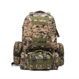 Sidiou Group  Outdoor Military Tactical Backpack  Army Sport Travel Rucksack Camouflage Bag