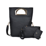 Sidiou Group Women Handbag PU Leather Shoulder Bag Clutch Bag Card Bag Zipper Casual Crossbody Bag