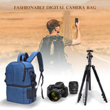 Sidiou Group Photo Camera DSLR  Waterproof Oxford Fabric Soft Padded Shoulders Backpack Camera Bags