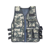 Sidiou Group Kids Outdoor Vest Waistcoat Adjustable Children Camouflage Multi-pockets Jacket