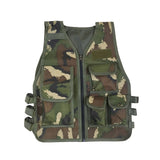 Sidiou Group Kids Outdoor Vest Waistcoat Adjustable Children Camouflage Multi-pockets Jacket