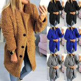 Women Winter Warm Fluffy Coat