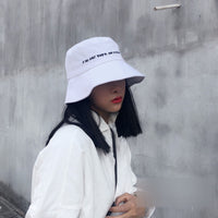 Sidiou Group Spring Summer New Fashion Solid Color Black Letter Printed Casual All-match Women Hat