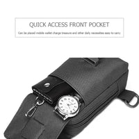 Sidiou Group Adjustable Crossbody Bag Sling Oxford Bag Chest Pack Shoulder Bags  Carry Daypack