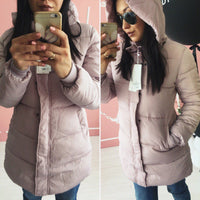 Sidiou Group Winter Coat Women Long Jacket Thick Down Cotton Parka Warm Hooded Slim Outerwear