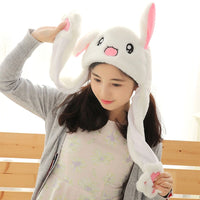 Sidiou Group Cute Funny Rabbit Hat Moving Bunny Ears Soft Plush Cap Toys Gifts