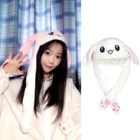 Sidiou Group Cute Funny Rabbit Hat Moving Bunny Ears Soft Plush Cap Toys Gifts