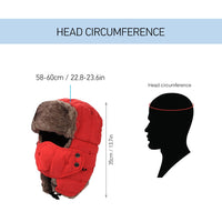 Sidiou Group Winter Trooper Hat Windproof Hiking Hunting Climbing Skating Trapper Hat