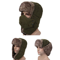 Sidiou Group Winter Trooper Hat Windproof Hiking Hunting Climbing Skating Trapper Hat