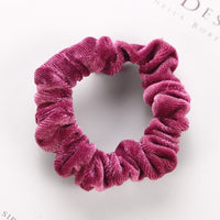 Sidiou Group New Fashion Women Solid Thin Coral Fleece Soft Elastic Hair Bands Ponytail Headbands