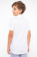 Sidiou Group Polo Neck Single Pocketed Shirt