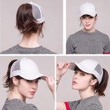 Sidiou Group Women Men Unisex Baseball Cap Trucker Hat Blank Curved Visor Adjustable Plain