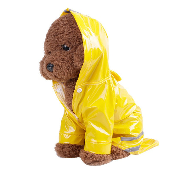 Outdoor Puppy Pet Raincoat Hooded
