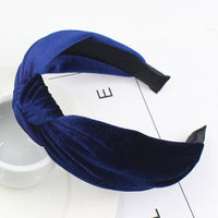 Sidiou Group New Hot Sale Bow knot Headbands for Women Lady Solid Cloth Hair Accessories