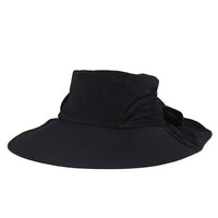 Sidiou Group large brimmed sun hats Foldable sunhats Self-tie Bow hat Summer Beach Floppy Cap
