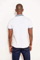 Sidiou Group Men's Short Sleeves White Cotton Polo T-Shirt