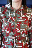 Sidiou Group Pocket Detail Camouflage Patterned Jacket