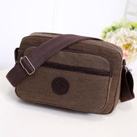 Sidiou Group Men Handbag Bag New Shoulder Bag Canvas Satchel Belt Crossbody Bag Waterproof Bag