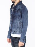 Sidiou Group Men Blue Denim Jacket