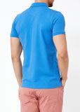 Sidiou Group Men's Oversize Blue Polo T-shirt