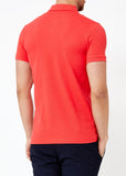 Sidiou Group Men's Oversize Basic Coral Polo T-Shirt
