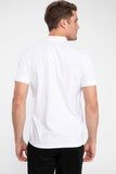 Sidiou Group Men's White Polo Neck Short Sleeves T-Shirt