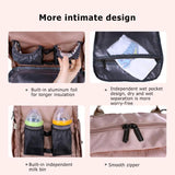 Sidiou Group Mommy Diaper Bags Mother Large Capacity Travel Nappy Backpacks Zipper Baby Nursing Bags