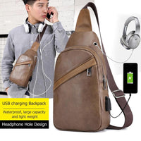 USB Backbag With Headphone Hole