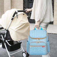 Sidiou Group Zipper Maternity Nursing Bag Mummy Diaper Bag Baby Care Handbag Capacity Mother Handbag