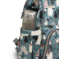 Sidiou Group Mummy Maternity Diaper Bag Cartoon Print Nursing Travel Bag Multi-function Nursing Bag